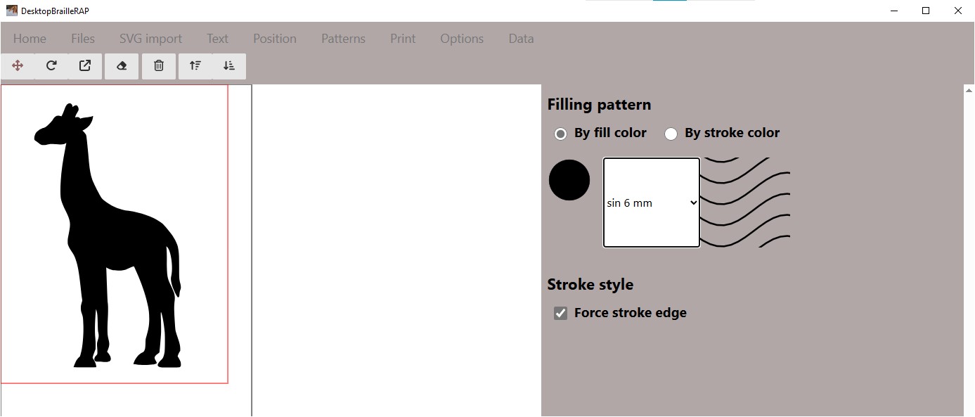 Pattern page screenshot