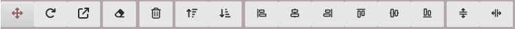image of the toolbar