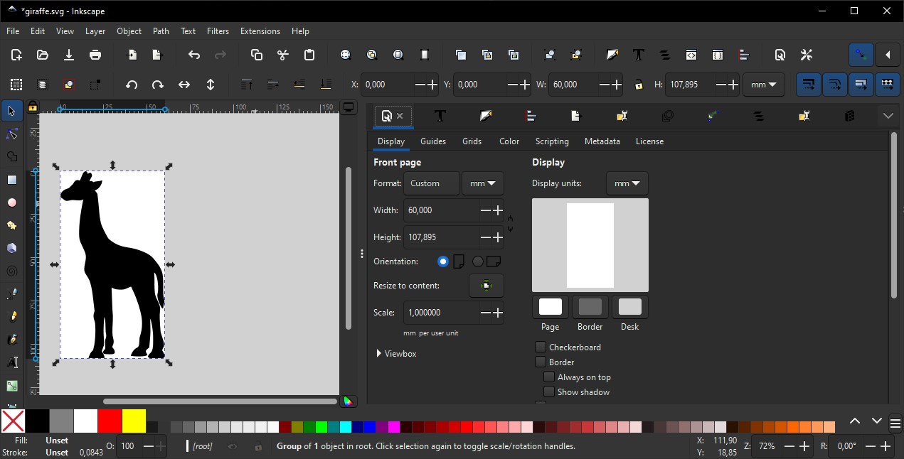 Exemple de graphique